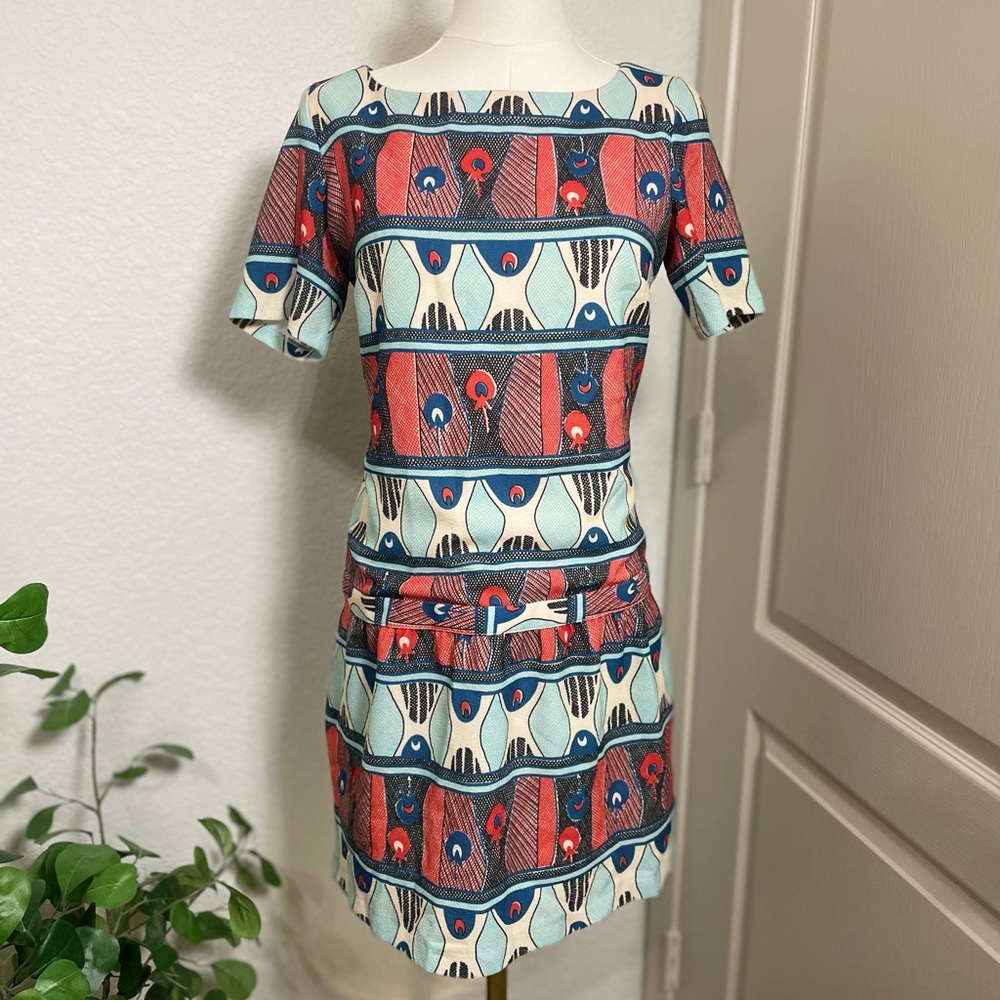 Paul & Joe Sister Paris Abstract Print Mini Dress Size XS